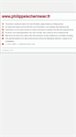 Mobile Screenshot of philippelechermeier.fr